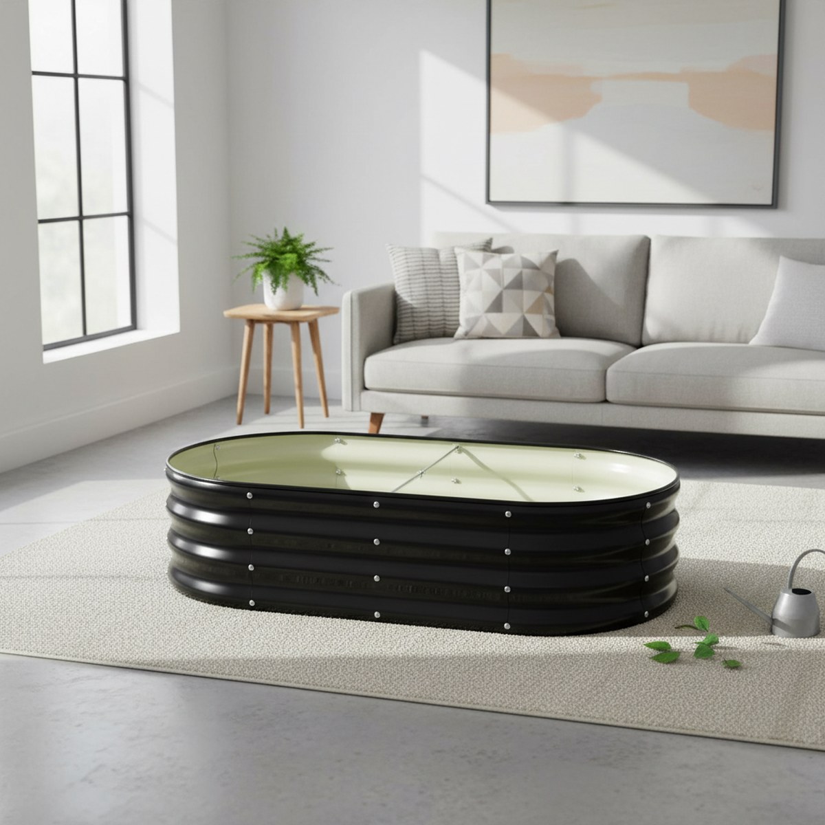 Oval Metal Raised Garden Bed 4 - Planter Raised Metal ulasan dan harga