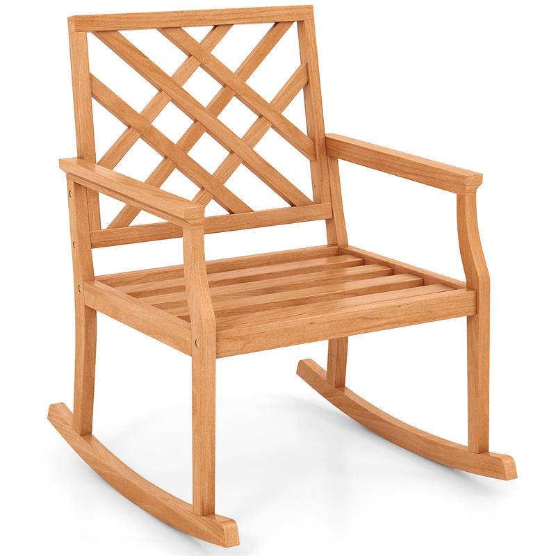 Teak Wood Rocking Chair 36 Inc - Outdoor Furniture Teak Wood ulasan dan harga