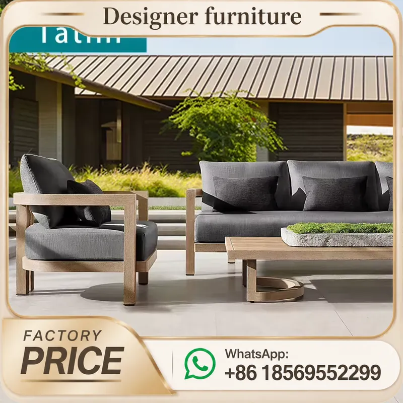 Teak Wood Sofa Set Waterproof  - Outdoor Furniture Teak Wood ulasan dan harga
