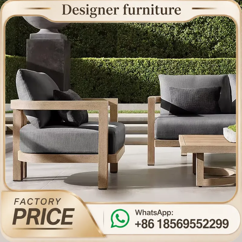 Teak Wood Sofa Set Waterproof  - Outdoor Furniture Teak Wood ulasan dan harga