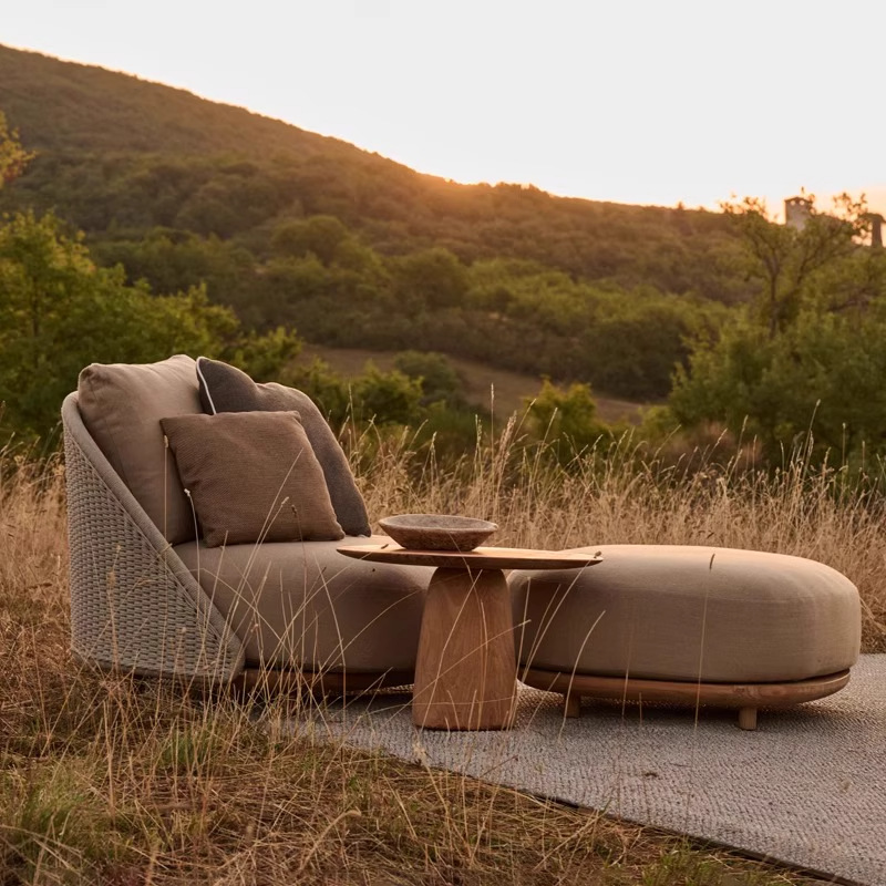 Nordic outdoor teak sofa villa - Outdoor Furniture Teak Wood ulasan dan harga