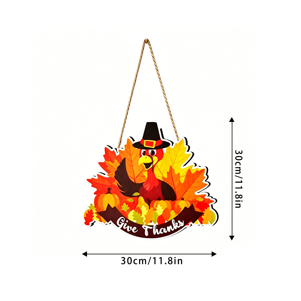 Fall Turkey Give Thanks Door H - Outdoor Furniture Turkey ulasan dan harga