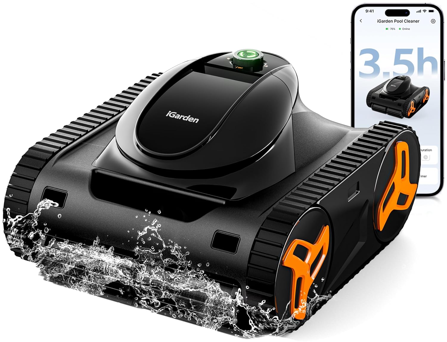 Robotic Pool Cleaner KN Series - Outdoor Furniture Metal ulasan dan harga