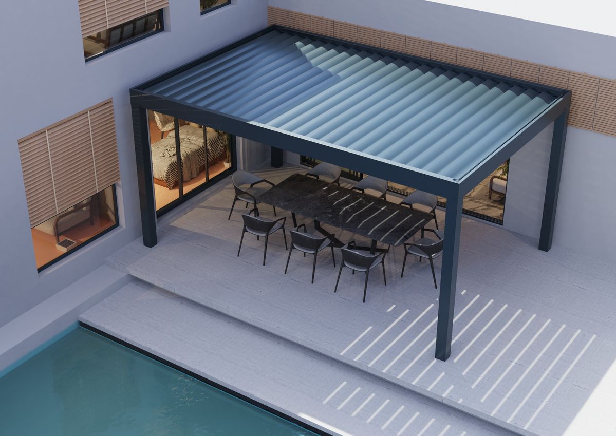 Affordable Backyard Rectangula - Outdoor Furniture Metal ulasan dan harga