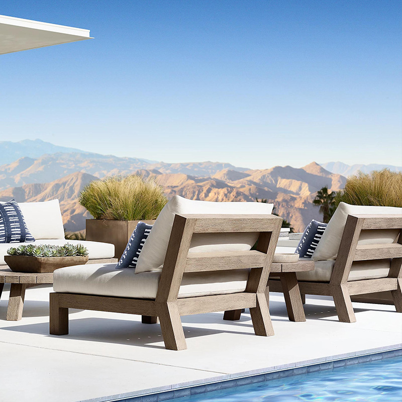 Luxury Waterproof Modern Garde - Outdoor Furniture Teak Wood ulasan dan harga