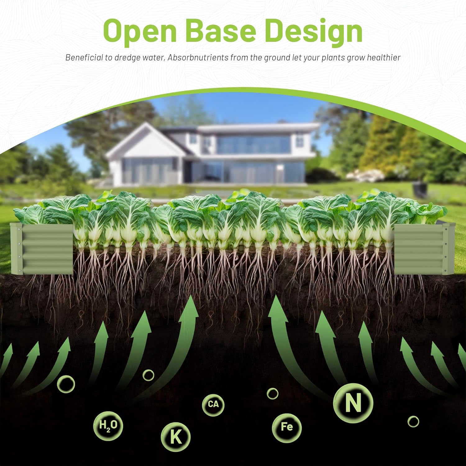 Outdoor Vegetable Gardening Me - Planter Raised Metal ulasan dan harga