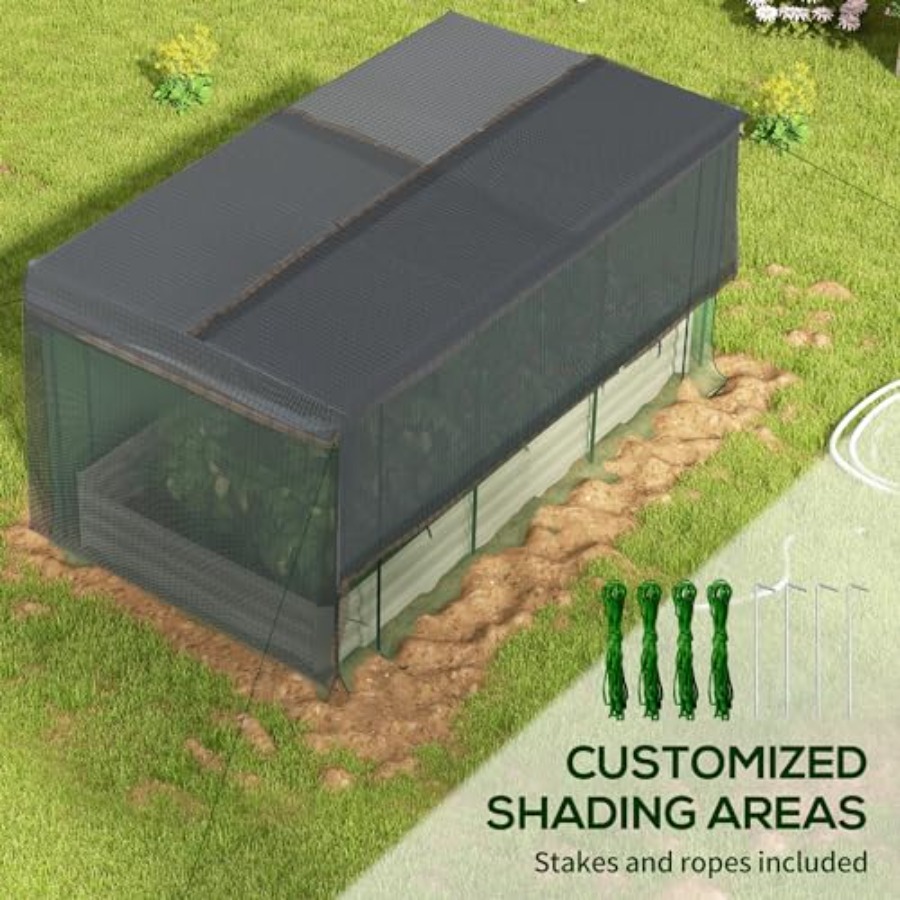 7.3 x 3.4 x 1 ft Galvanized Ra - Planter Raised Metal ulasan dan harga