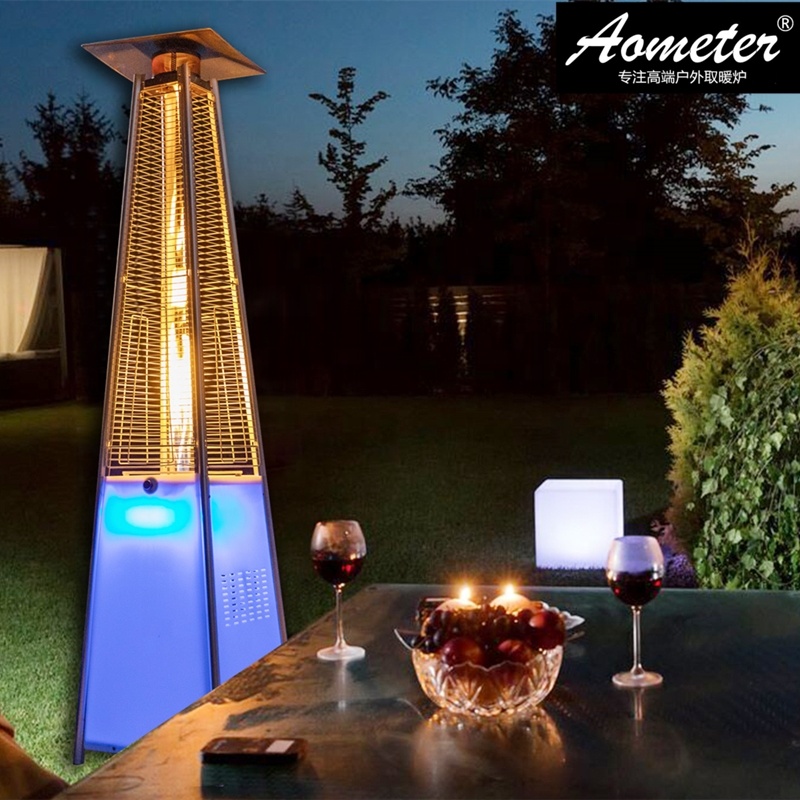 Pyramid-shaped LED Glass Tube  - Patio Heater Standing ulasan dan harga