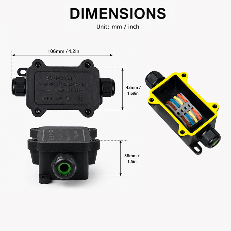 IP68 Waterproof Junction Box 2 - Outdoor Furniture Outlet ulasan dan harga