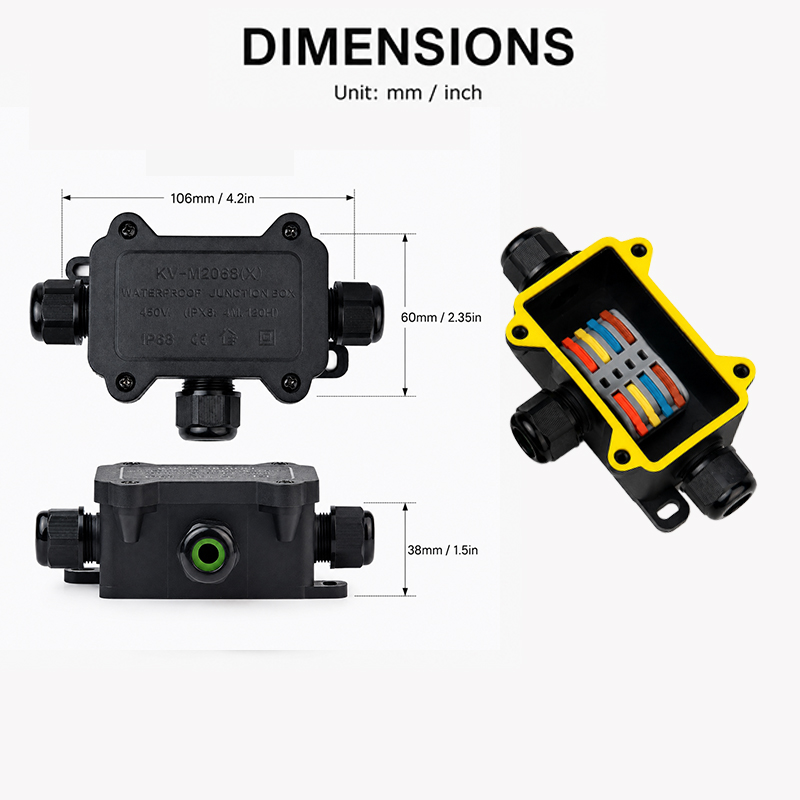 IP68 Waterproof Junction Box 2 - Outdoor Furniture Outlet ulasan dan harga