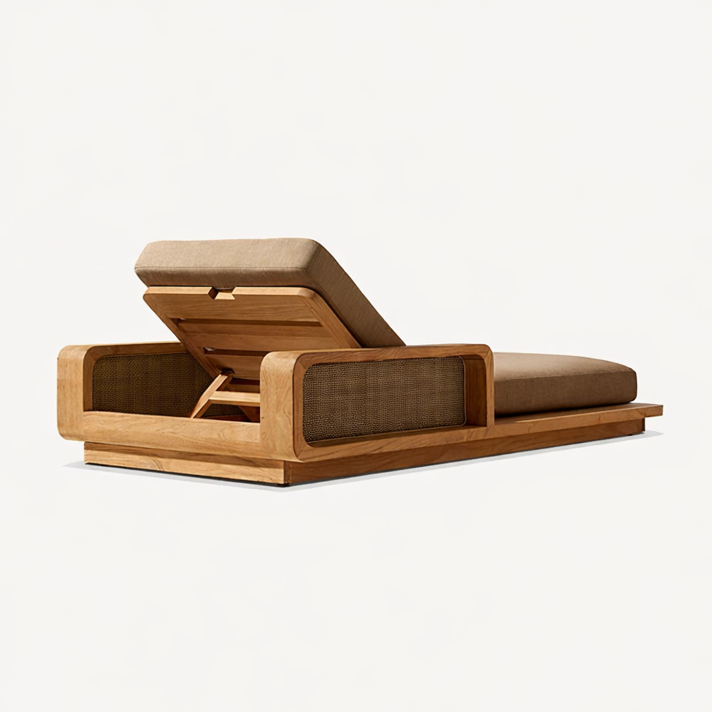 Outdoor Lounger Chair Hotel Ou - Outdoor Furniture Teak Wood ulasan dan harga