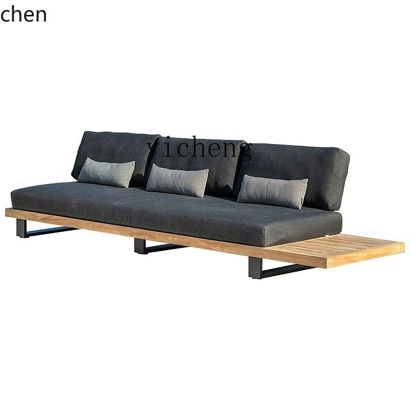 HYS outdoor teak sofa courtyar - Outdoor Furniture Teak Wood ulasan dan harga